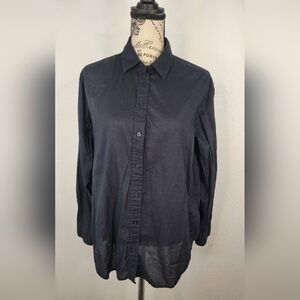 Everlane Black Button-Down Shirt